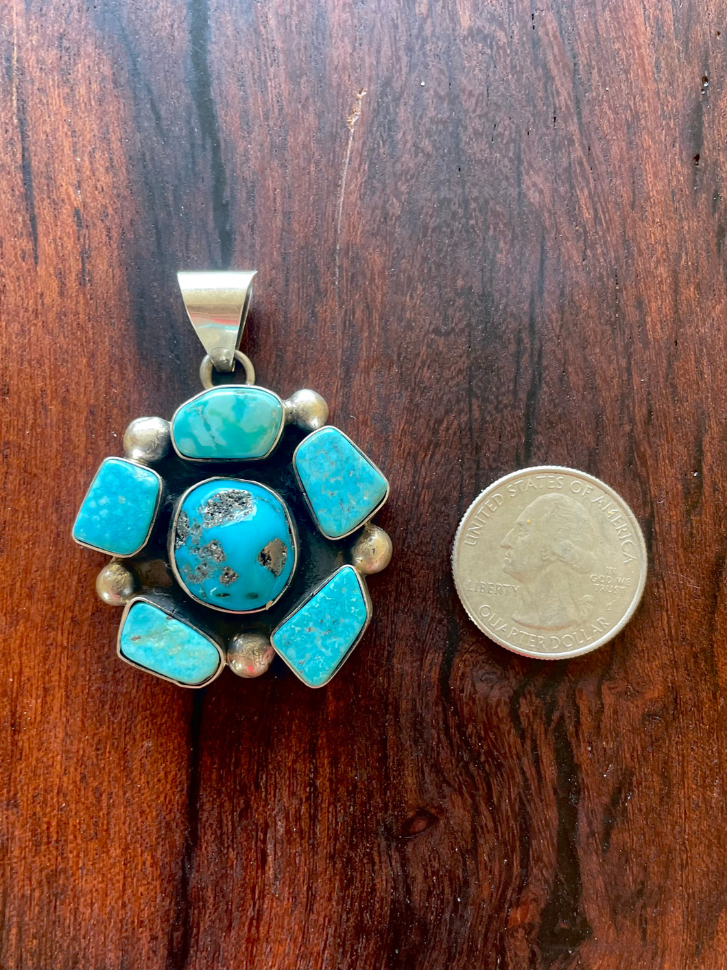 Kingman Turquoise Pendant