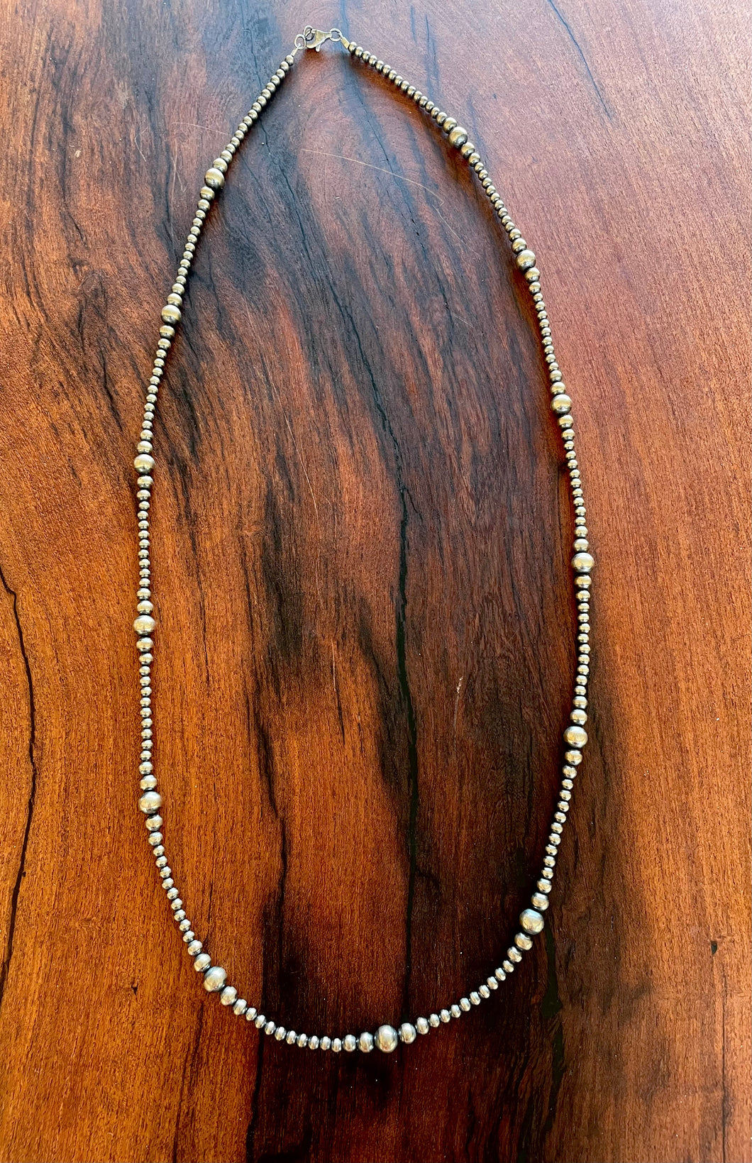 Multi Size Navajo Pearl Necklace