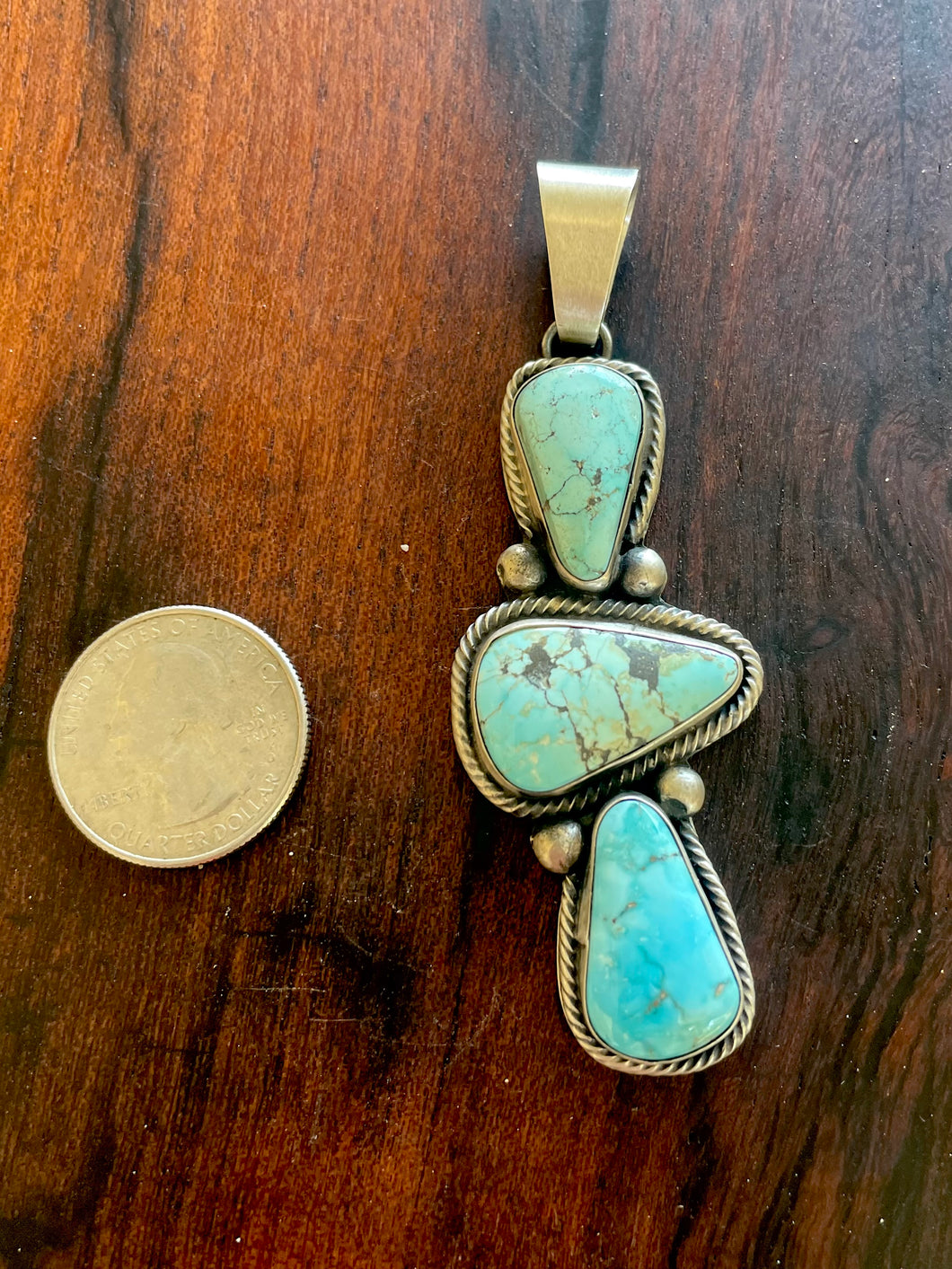 Kingman turquoise Pendant