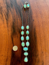 Load image into Gallery viewer, Sonoran Gold Lariat Necklace and Earrings set
