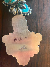 Load image into Gallery viewer, Kingman Turquoise Necklace and Earrings Set
