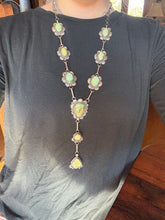 Load image into Gallery viewer, Sonoran Turquoise Lariat Necklace with Earrings

