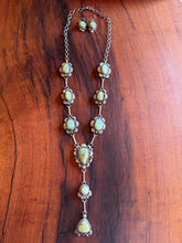 Load image into Gallery viewer, Sonoran Turquoise Lariat Necklace with Earrings
