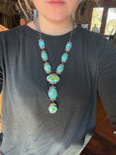 Load image into Gallery viewer, Sonoran Gold Lariat and Earrings Set
