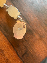Load image into Gallery viewer, Orange Spiny Lariat Necklace with Earrings
