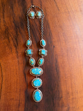 Load image into Gallery viewer, Sonoran Gold Lariat Necklace and Earring Set
