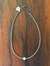Load image into Gallery viewer, Freshwater pearl and Navajo Necklace
