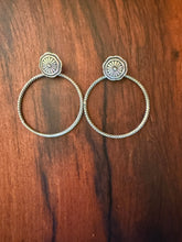 Load image into Gallery viewer, Silver Hoop Earrings
