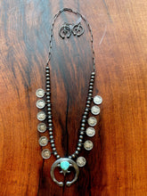 Load image into Gallery viewer, Sonoran Turquoise Coin Squash necklace
