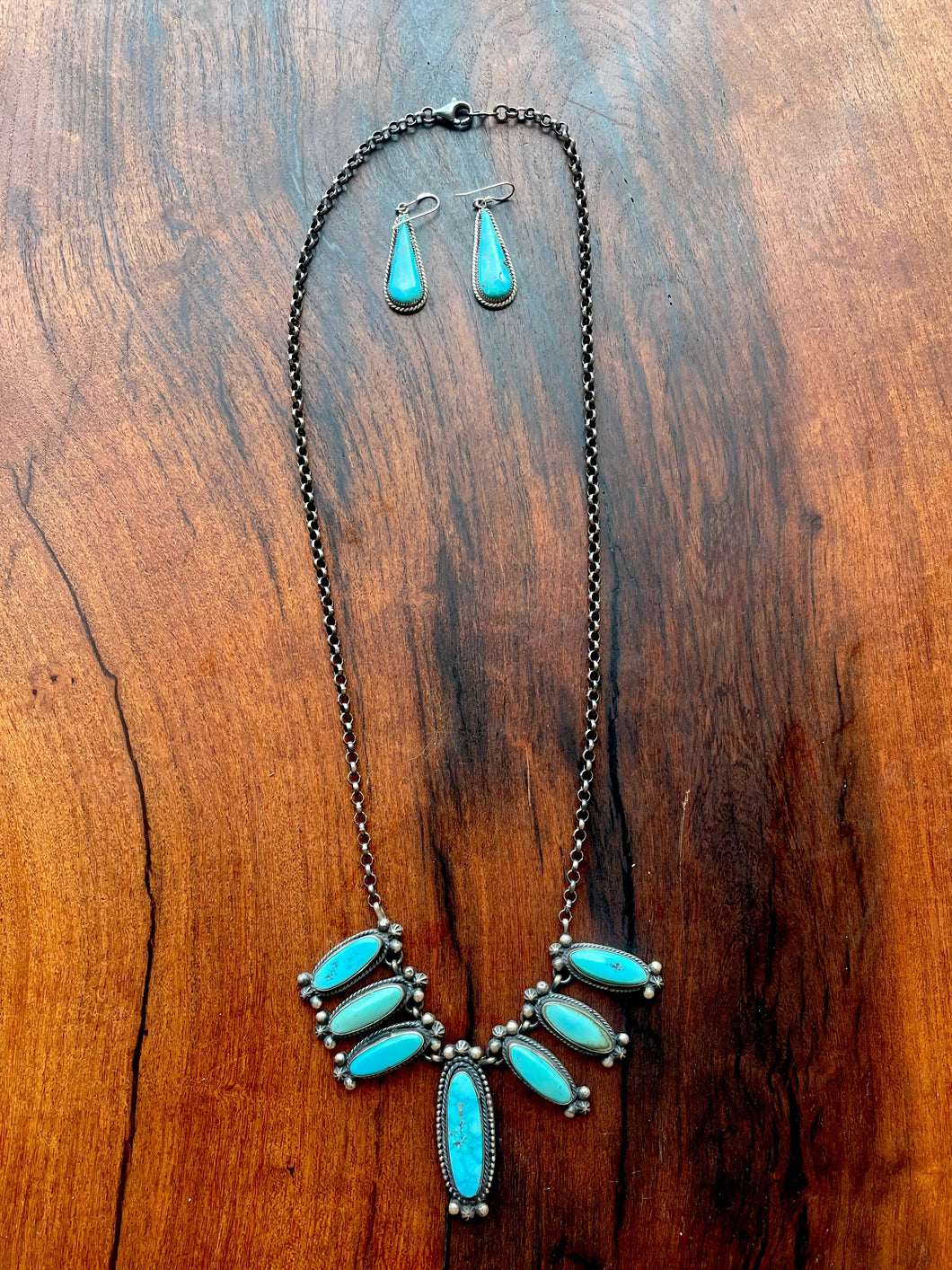 Kingman Turquoise set