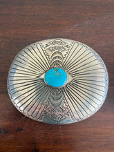 Load image into Gallery viewer, One Stone Turquoise Buckle
