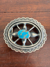 Load image into Gallery viewer, Turquoise and Silver Buckle
