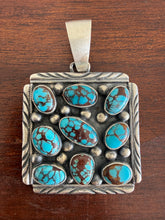 Load image into Gallery viewer, Egyptian Turquoise Cluster Pendant
