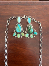 Load image into Gallery viewer, Mixed Stone Cluster Lariat with Earrings
