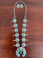 Load image into Gallery viewer, Sonoran Gold Squash Blossom with Earrings
