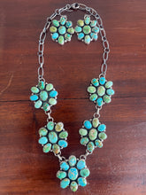 Load image into Gallery viewer, Turquoise Cluster Set with Earrings
