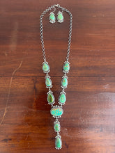 Load image into Gallery viewer, Turquoise Lariat Set with Earrings

