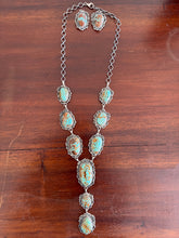 Load image into Gallery viewer, Royston Turquoise Lariat Set with Earrings
