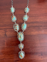 Load image into Gallery viewer, Royston Turquoise Lariat Set with Earrings
