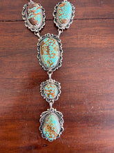 Load image into Gallery viewer, Royston Turquoise Lariat Set with Earrings
