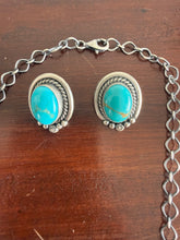 Load image into Gallery viewer, Turquoise Necklace Set with Earrings
