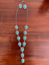 Load image into Gallery viewer, Turquoise Lariat Set with Earrings
