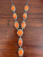 Load image into Gallery viewer, Orange Spiny Lariat Set
