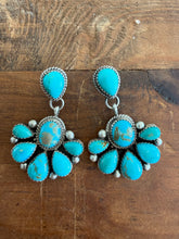 Load image into Gallery viewer, Kingman Turquoise Dangle Earrings
