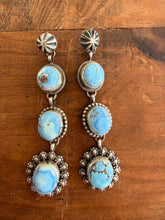 Load image into Gallery viewer, 3 Stone Golden Hills Earrings
