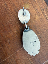 Load image into Gallery viewer, Two Stone Turquoise Earrings
