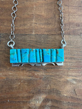 Load image into Gallery viewer, Turquoise Bar Necklace
