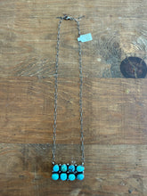 Load image into Gallery viewer, Kingman and Royston Turquoise Mix Bar Necklace
