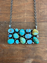 Load image into Gallery viewer, Golden Hills and Sonoran Turquoise Bar Necklace
