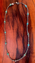 Load image into Gallery viewer, Rose Martin Navajo and Turquoise Necklace
